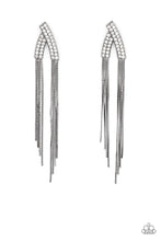 Load image into Gallery viewer, It Takes Two To TASSEL - Black Gunmetal Post Earrings