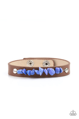 Pebble Paradise - Blue Snap Bracelet
