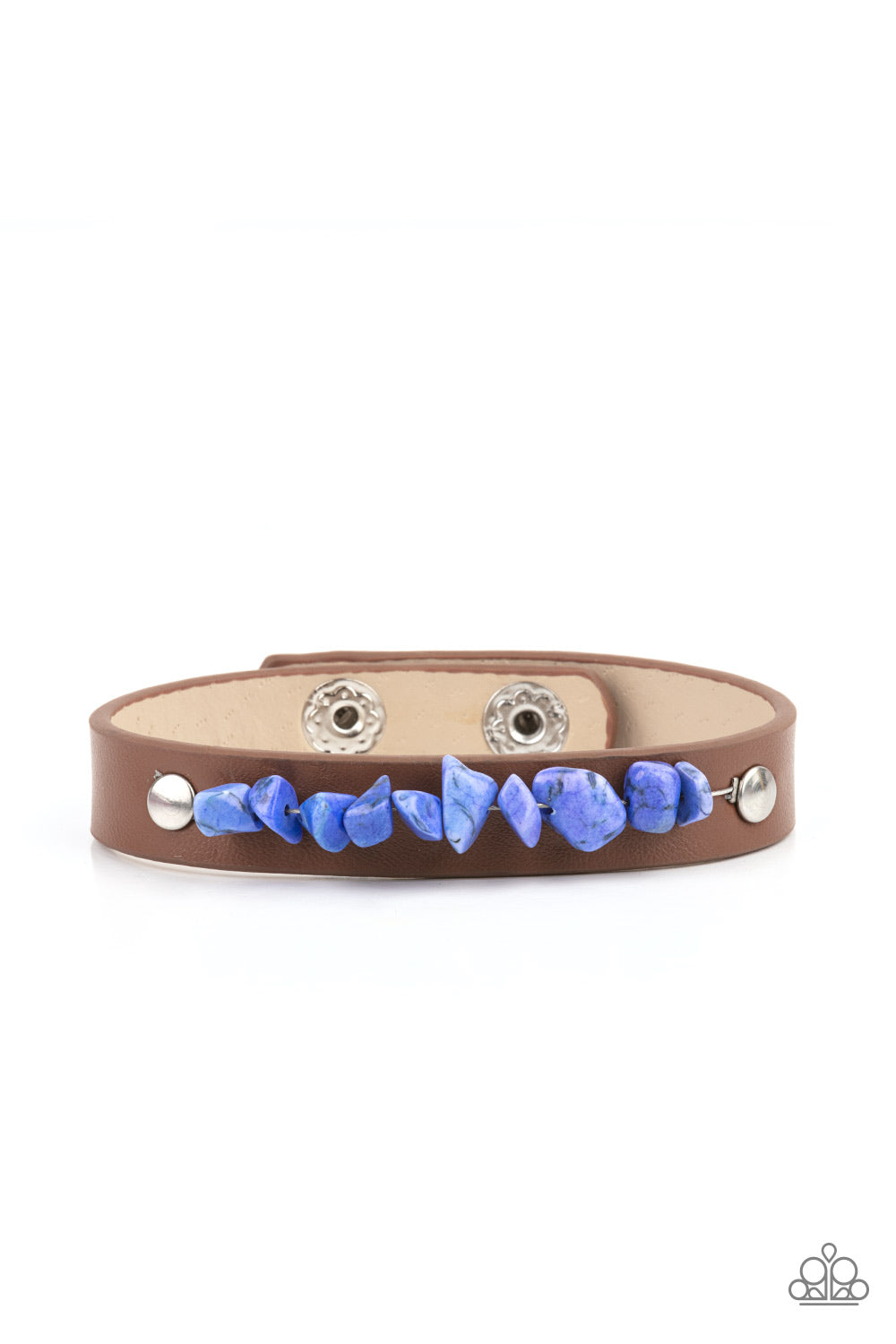 Pebble Paradise - Blue Snap Bracelet