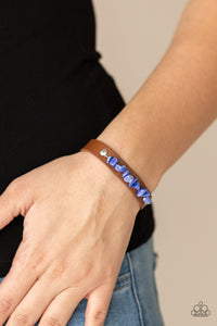 Pebble Paradise - Blue Snap Bracelet