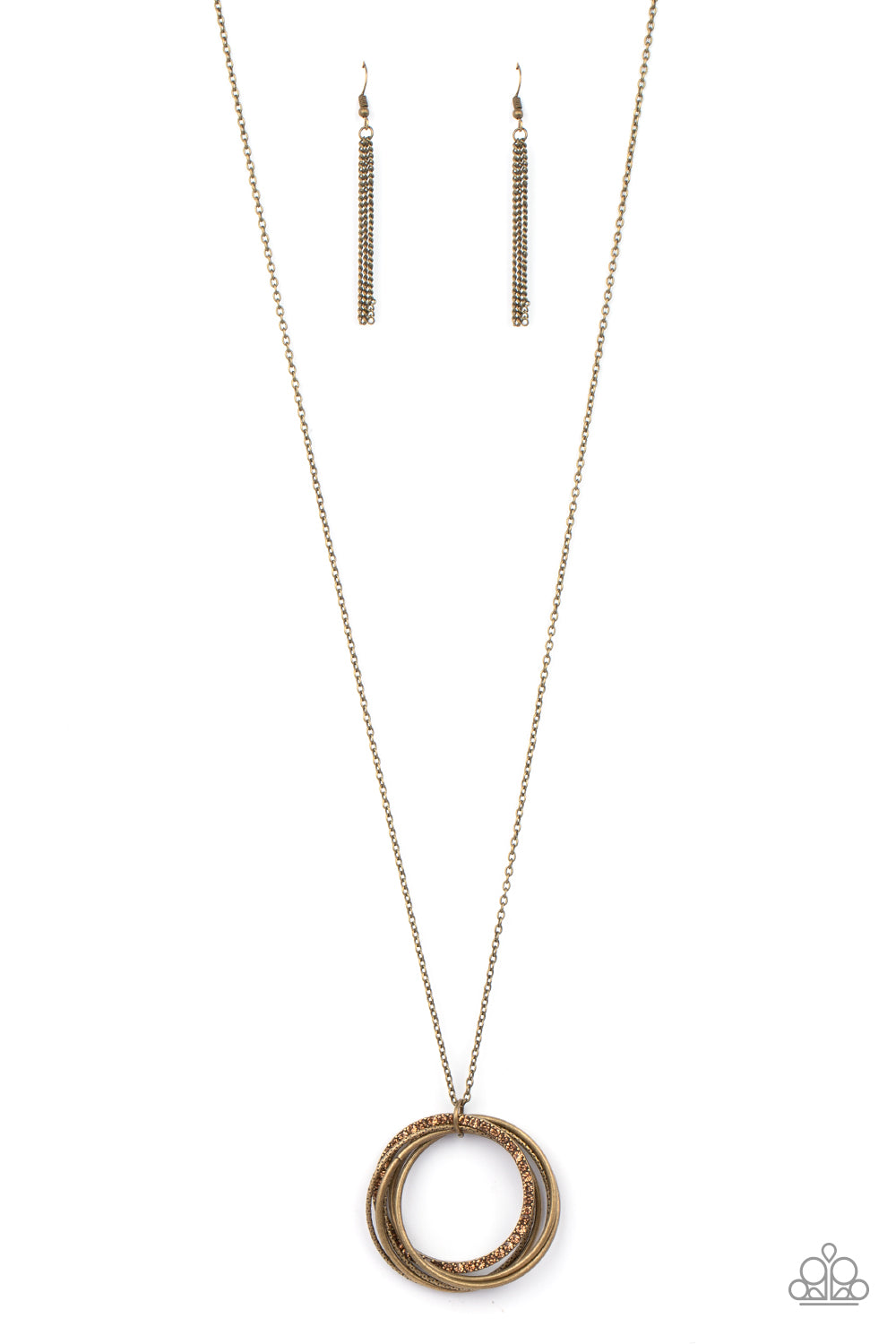 Harmonic Halos - Brass Necklace