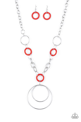 HOOP du Jour - Red Necklace