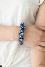 Load image into Gallery viewer, Upcycled Upscale - Blue Bracelet