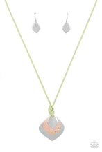 Load image into Gallery viewer, Face The ARTIFACTS - Green Necklace