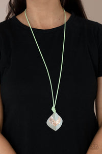 Face The ARTIFACTS - Green (Mixed Metals) Necklace