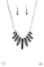 Load image into Gallery viewer, Dangerous Dazzle - Black Gunmetal Necklace