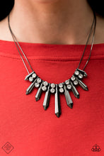 Load image into Gallery viewer, Dangerous Dazzle - Black Gunmetal Necklace