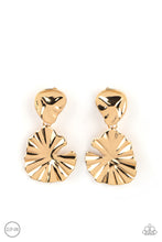 Load image into Gallery viewer, Empress Of The Amazon - Gold Clip-On Earrings