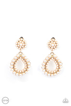 Load image into Gallery viewer, Discerning Droplets - Gold Clip-On Earrings