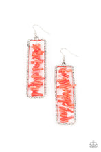 Load image into Gallery viewer, Don't QUARRY, Be Happy - Red Earrings