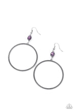 Load image into Gallery viewer, Work That Circuit - Purple Earrings
