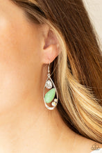 Load image into Gallery viewer, Harmonious Harbors - Green Earrings