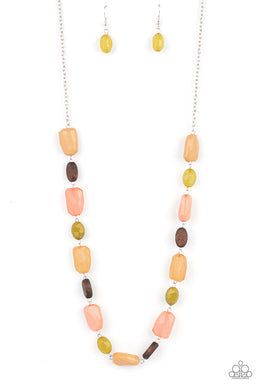 Meadow Escape - Multicolor Necklace