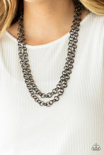 Load image into Gallery viewer, Grunge Goals - Black Gunmetal Necklace