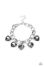 Load image into Gallery viewer, Candy Heart Charmer - Silver Bracelet