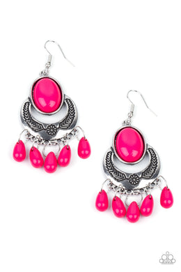 Prairie Flirt - Pink Earrings