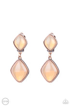 Load image into Gallery viewer, Double Dipping Diamonds - Copper Earrings