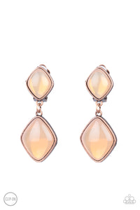 Double Dipping Diamonds - Copper Earrings