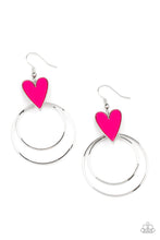 Load image into Gallery viewer, Happily Ever Hearts - Pink Earrings