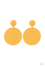 Load image into Gallery viewer, Circulate The Room - Yellow Post Earrings