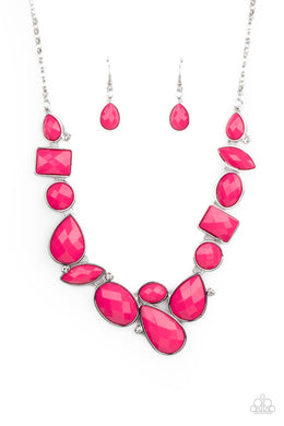 Mystical Mirage - Pink Necklace