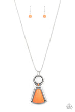Load image into Gallery viewer, Stone Prairies - Orange Necklace
