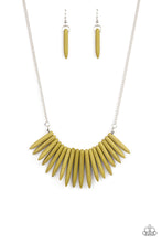 Load image into Gallery viewer, Exotic Edge - Green Necklace