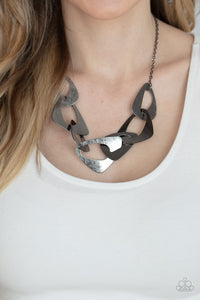 Guide To The Galaxy - Black Gunmetal Necklace