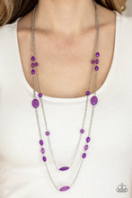 Load image into Gallery viewer, Day Trip Delights - Purple Necklace