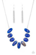 Load image into Gallery viewer, Elliptical Episode - Blue Necklace