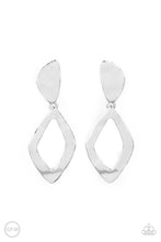 Load image into Gallery viewer, Industrial Gallery - Silver Clip-On Earrings