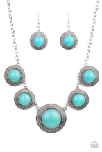 Load image into Gallery viewer, Circle The Wagons - Blue Necklace