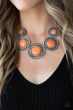 Load image into Gallery viewer, She Went West - Orange Necklace