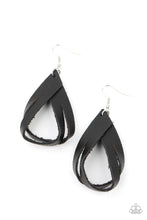 Load image into Gallery viewer, Thats A STRAP - Black Earrings