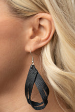 Load image into Gallery viewer, Thats A STRAP - Black Earrings