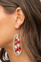 Load image into Gallery viewer, Rock Candy Bubbly - Red Earrings