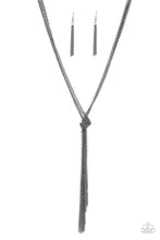 Load image into Gallery viewer, KNOT All There - Black Gunmetal Necklace