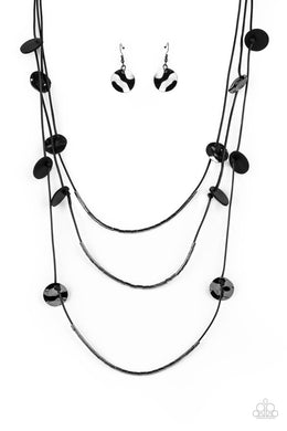 Alluring Luxe - Black (Gunmetal) Necklace