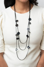 Load image into Gallery viewer, Alluring Luxe - Black (Gunmetal) Necklace