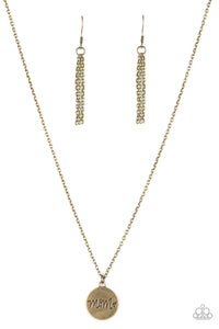 The Cool Mom - Brass Necklace