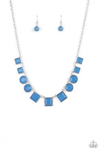 Load image into Gallery viewer, Tic Tac TREND - Blue Necklace