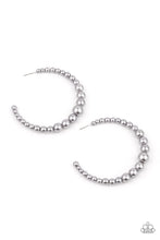 Load image into Gallery viewer, Glamour Graduate - Silver Hoop Earrings