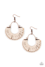 Load image into Gallery viewer, Threadbare Beauty - Copper Earrings