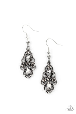 Urban Radiance - Silver Earrings