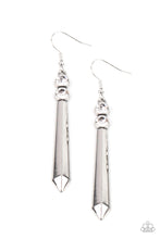 Load image into Gallery viewer, Sparkle Stream - White Earrings