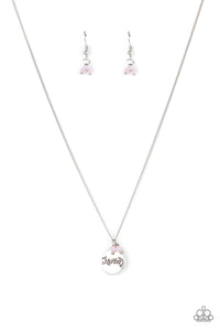 Warm My Heart - Pink Necklace