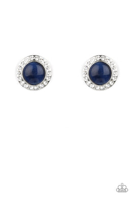 Glowing Dazzle - Blue Post Earrings