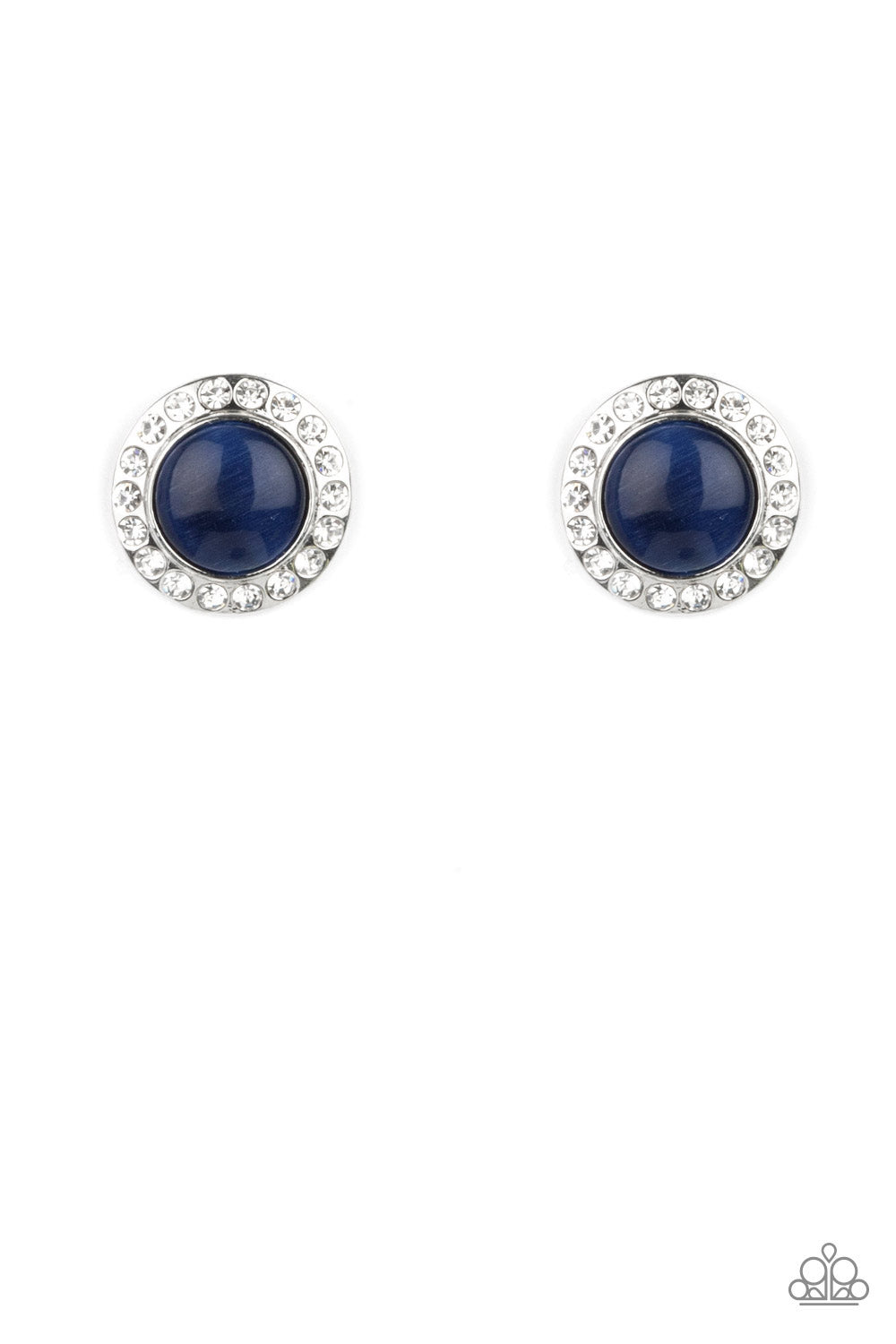 Glowing Dazzle - Blue Post Earrings