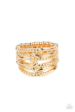 Load image into Gallery viewer, Crossing Signals - Gold Ring