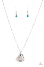 Load image into Gallery viewer, Happily Heartwarming - Blue Necklace